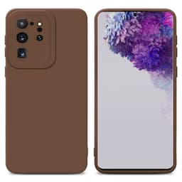 Samsung Galaxy S20 ULTRA Deksel cover case (brun)