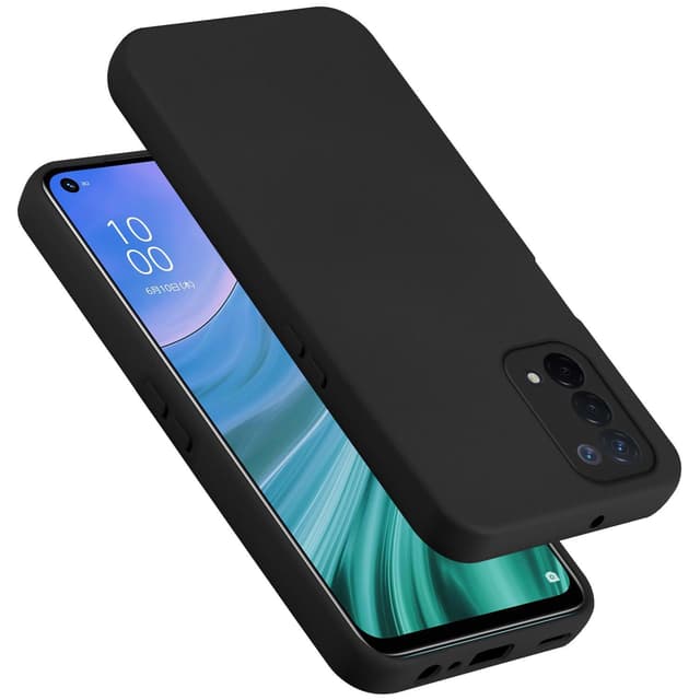 OPPO A54 5G / A74 5G Skal Fodral Case (Svart)