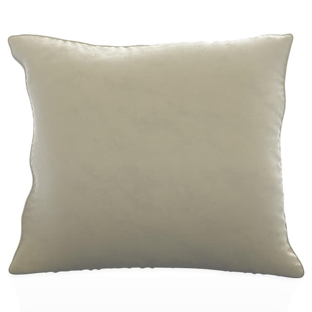 Kuddfodral 40x40 cm dekorativt i sammet (beige)