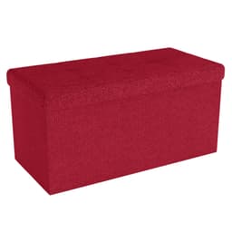 Sammenleggbar Krakk 76x38x38 cm Fotstøtte (rød)