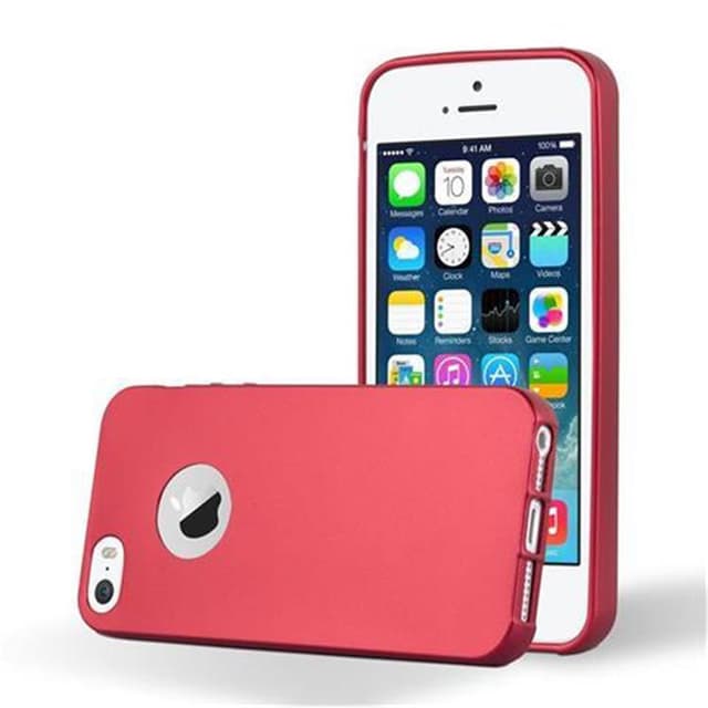 iPhone 5 / 5S / SE 2016 Suojakuori Kotelo (Punainen)