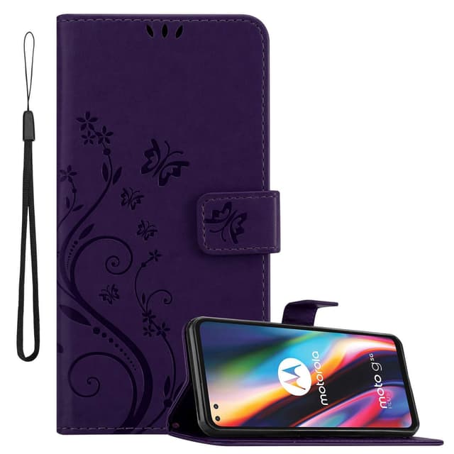 Motorola MOTO G 5G PLUS Pungetui Cover Case (Lilla)