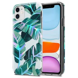 iPhone 11 Suojakotelo Suojakuori Kukat (Valkoinen)