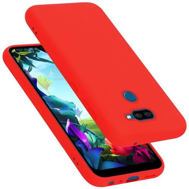 LG K40S Skal Fodral Case (Röd)