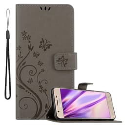 Samsung Galaxy J3 2018 Plånboksfodral Skal (Grå)