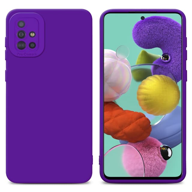 Samsung Galaxy A51 4G / M40s Cover Etui Case (Lilla)
