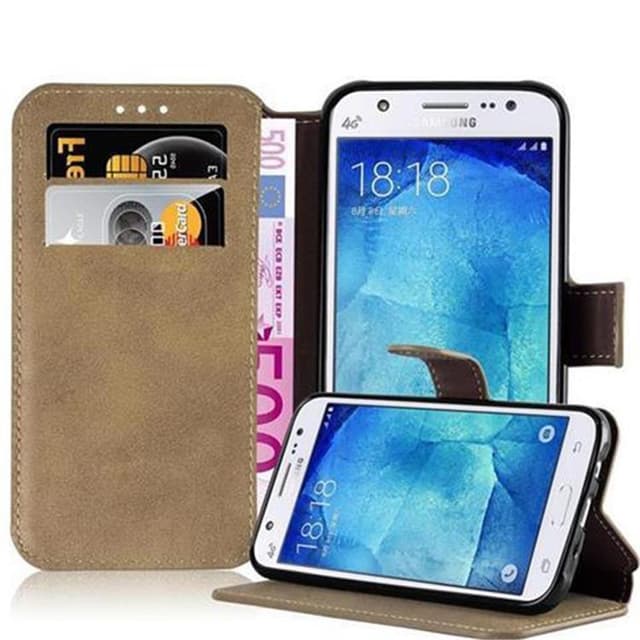 Samsung Galaxy J5 2015 Pungetui Cover Case (Brun)
