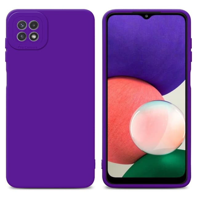 Samsung Galaxy A22 5G Skal Fodral Case (Lila)