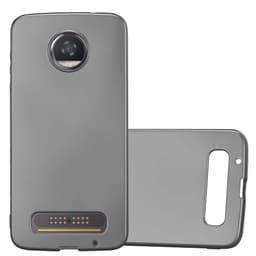 Motorola MOTO Z2 Suojakuori Suojakotelo Case (harmaa)