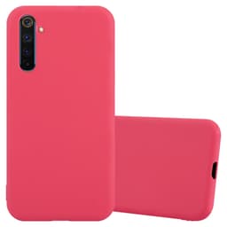 Skal Realme 6 PRO Fodral Case (Röd)