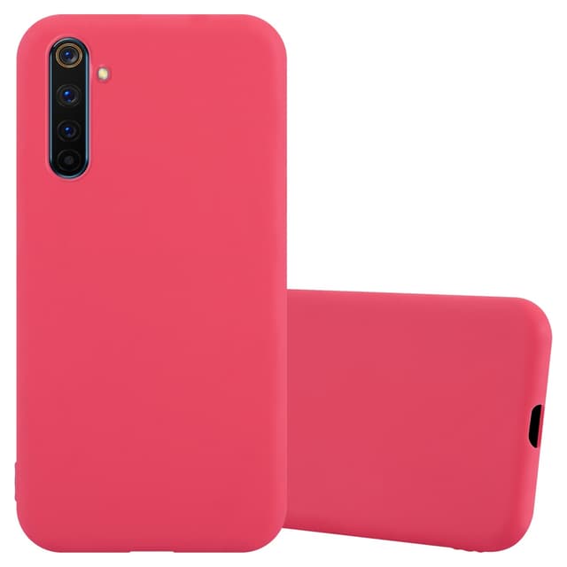 Skal Realme 6 PRO Fodral Case (Röd)