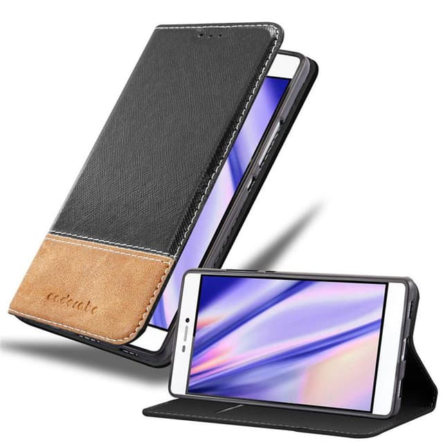 Huawei P8 Skal Fodral Case (Svart)