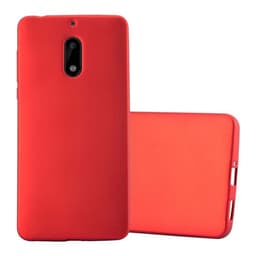 Skal Nokia 6 2017 Fodral Case (Röd)
