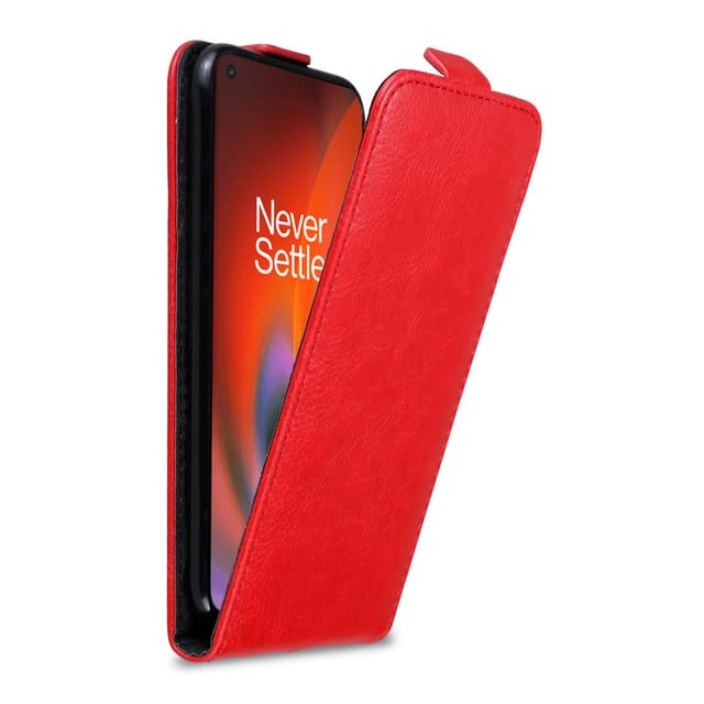 OnePlus Nord 2 5G deksel flip cover (rød)