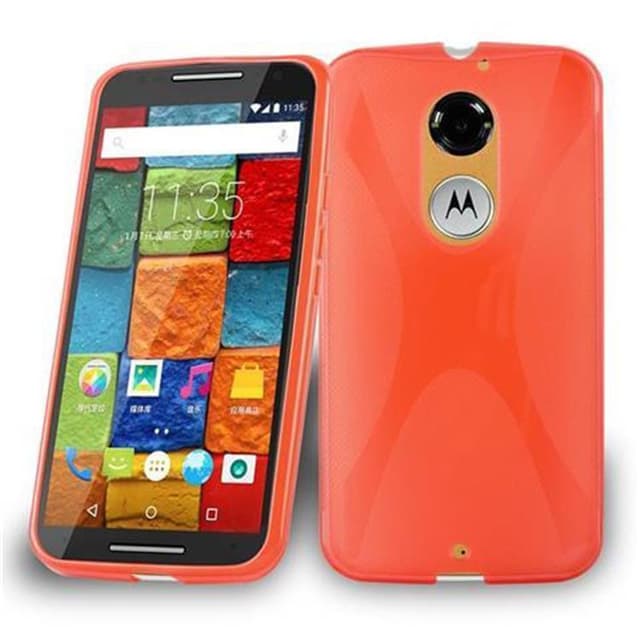 Motorola MOTO X3 Skal Fodral Case (Röd)