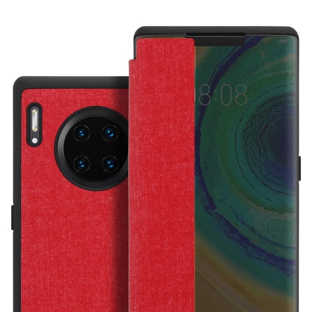 Huawei MATE 30 PRO Pungetui Cover Case (Rød)