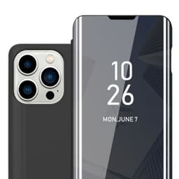 iPhone 14 PRO MAX Plånboksfodral Skal (Svart)