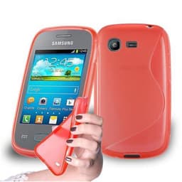 Samsung Galaxy POCKET Skal Fodral Case (Röd)