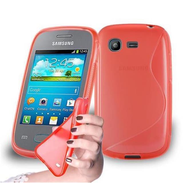 Samsung Galaxy POCKET Skal Fodral Case (Röd)