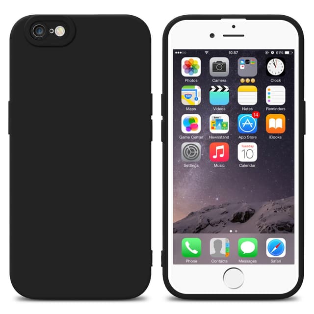 iPhone 6 / 6S Cover Etui Case (Sort)