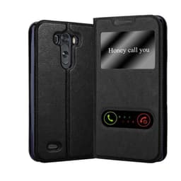 LG G3 Plånboksfodral Skal (Svart)