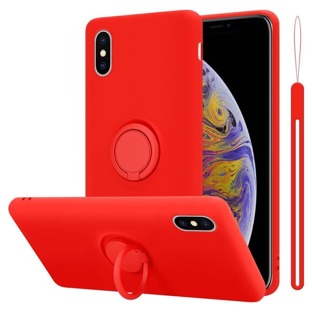iPhone XS MAX Suojakuori Case Kotelo (Punainen)