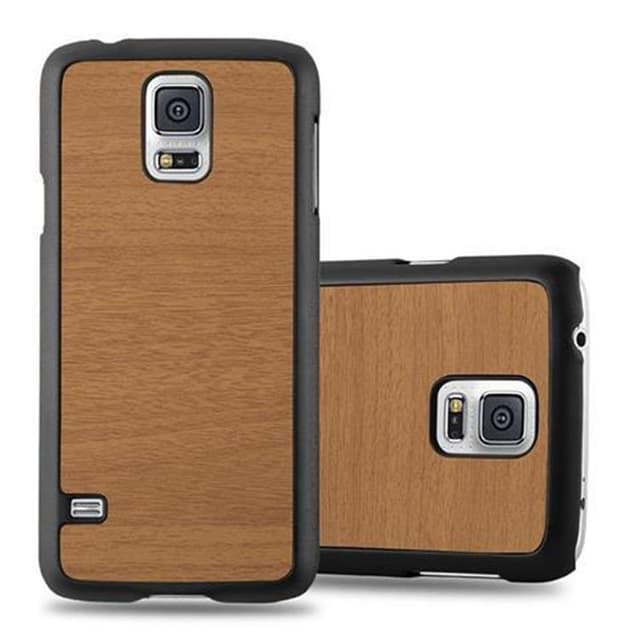 Samsung Galaxy S5 / S5 NEO Hardt Deksel Case (brun)