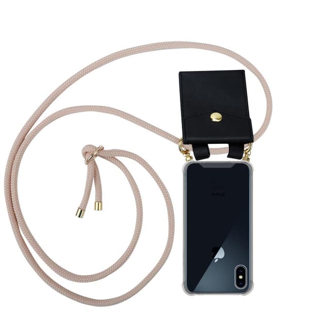 iPhone X / XS Skal Fodral Kedja (Rosa)