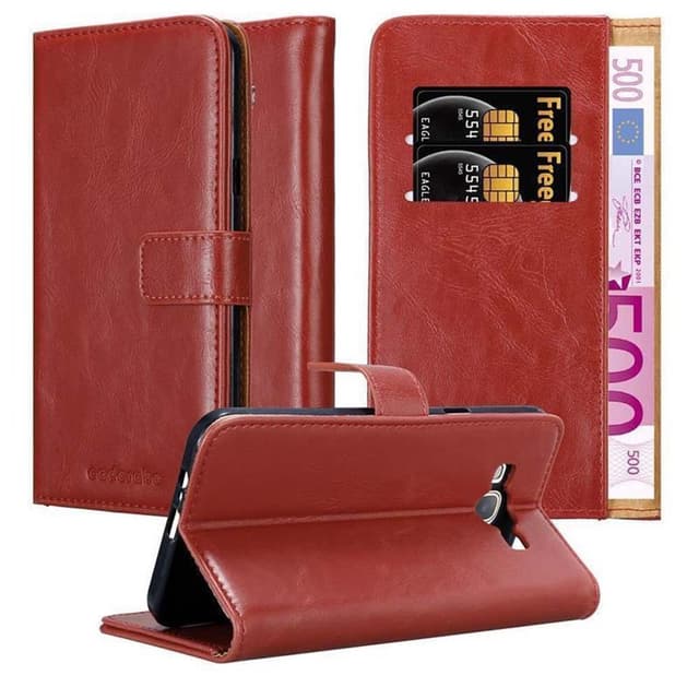 Samsung Galaxy A8 2015 lommebokdeksel etui (rød)