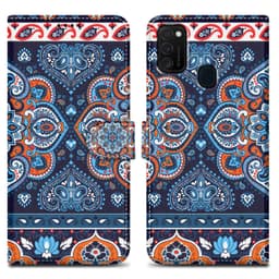 Samsung Galaxy M21 / M30s Plånboksfodral Skal (Blå)