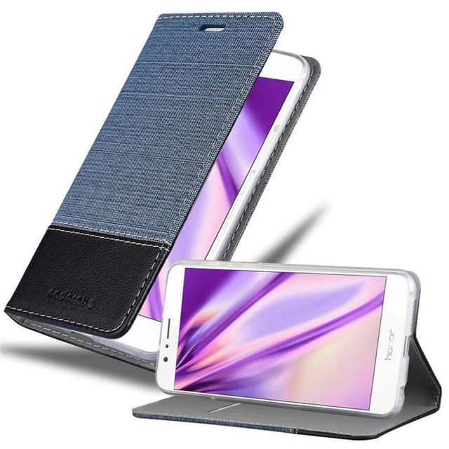 Honor 8 / 8 PREMIUM Suojakuori Lompakkokotelo (Sininen)