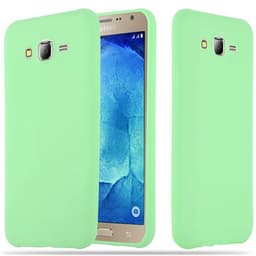 Deksel Samsung Galaxy J7 2015 Silikon cover (grønn)
