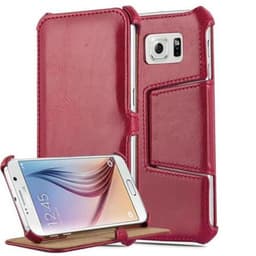 Skal Samsung Galaxy S6 Plånboksfodral (Röd)