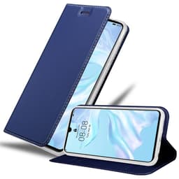Suojakuori Huawei P30 Lompakkokotelo (Sininen)