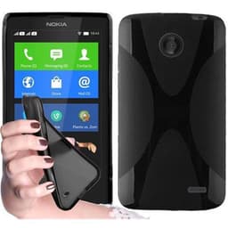 Nokia X Deksel Case Cover (svart)