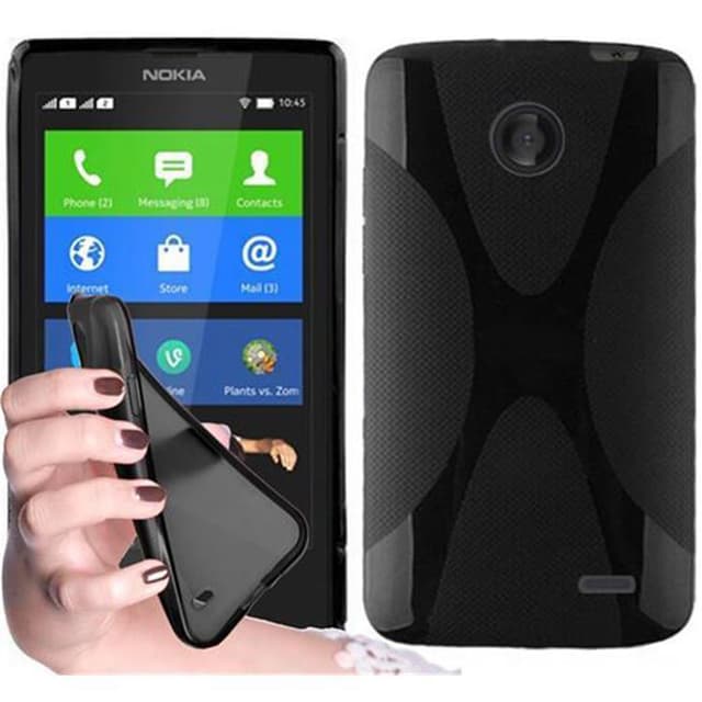 Nokia X Skal Fodral Case (Svart)