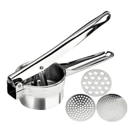 Potetstapper i rustfritt stål Spätzlepress (sølv)
