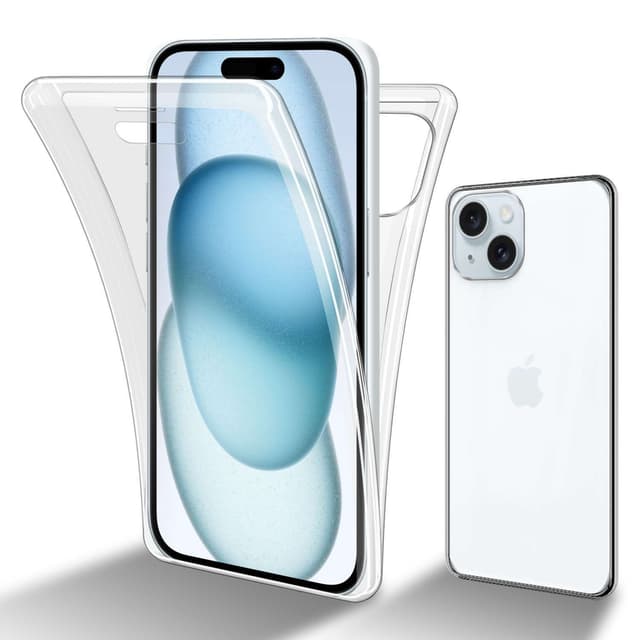 iPhone 15 Suojakuori Case Cover (Läpinäkyvä)