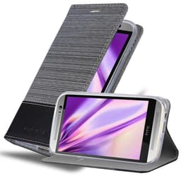 HTC ONE M8 Pungetui Cover Case (Grå)