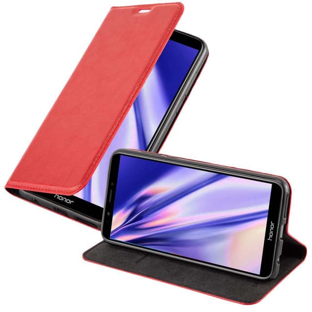 Honor 7C / Huawei Y7 2018 Skal Fodral Case (Röd)