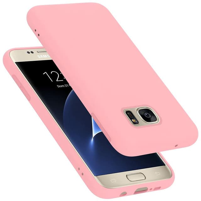 Samsung Galaxy S7 Suojakuori Kotelo (Vaaleanpunainen)