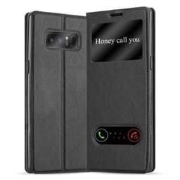 Samsung Galaxy NOTE 8 Plånboksfodral Skal (Svart)