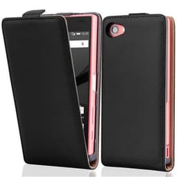 Sony Xperia Z5 COMPACT Flipfodral Skal (Svart)