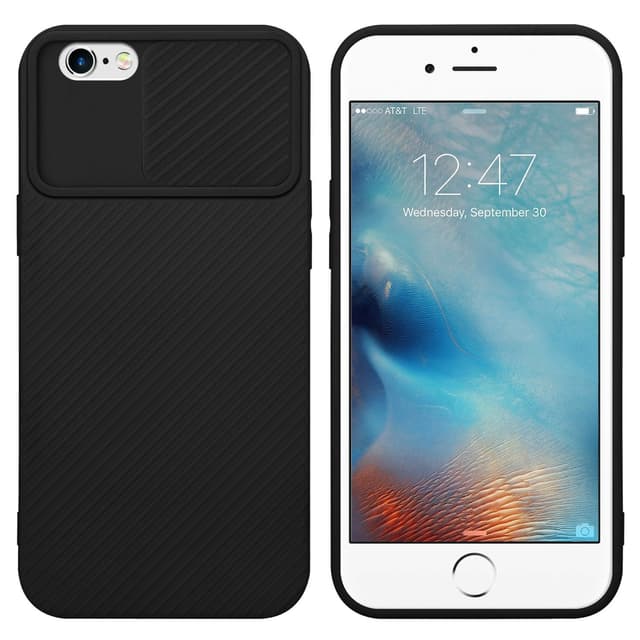 iPhone 6 / 6S Suojakuori Kotelo (Musta)