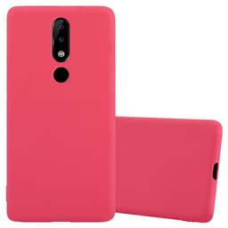 Suojakuori Nokia 5.1 PLUS / X5 Kotelo (Punainen)
