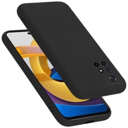 Xiaomi POCO M4 PRO 5G silikondeksel case (svart)