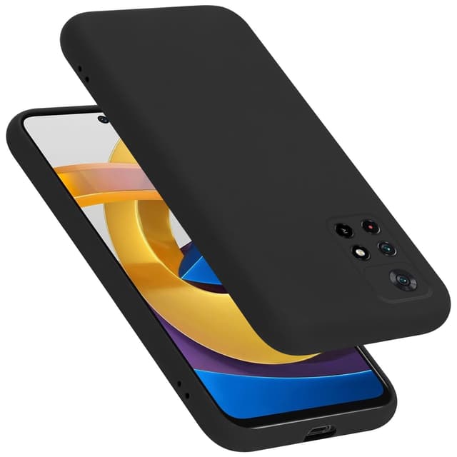 Xiaomi POCO M4 PRO 5G Skal Fodral Case (Svart)