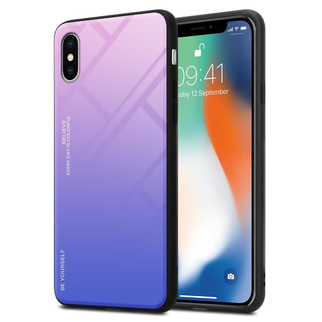 Deksel iPhone X / XS Case Cover (svart)