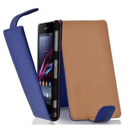 Sony Xperia Z1 COMPACT Flipfodral Skal (Blå)