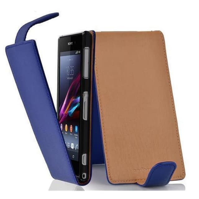 Sony Xperia Z1 COMPACT Flipfodral Skal (Blå)